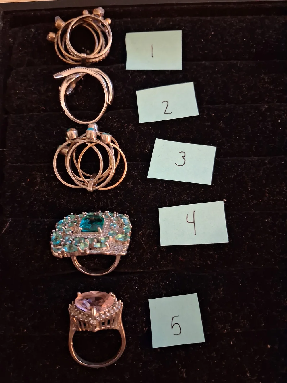 Silver 925 Vintage Rings *Price For One